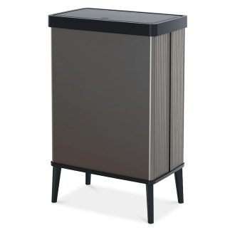 Kosz na śmieci wysoki VERTO 54L perłowy szary - Curver