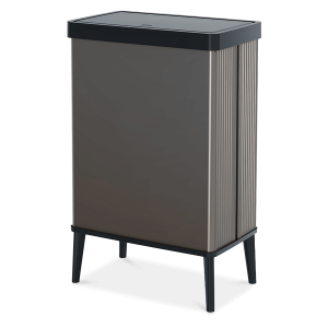 Kosz na śmieci wysoki VERTO 54L perłowy szary - Curver