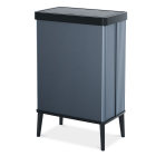 Kosz na śmieci wysoki VERTO 54L perłowy niebieski - Curver