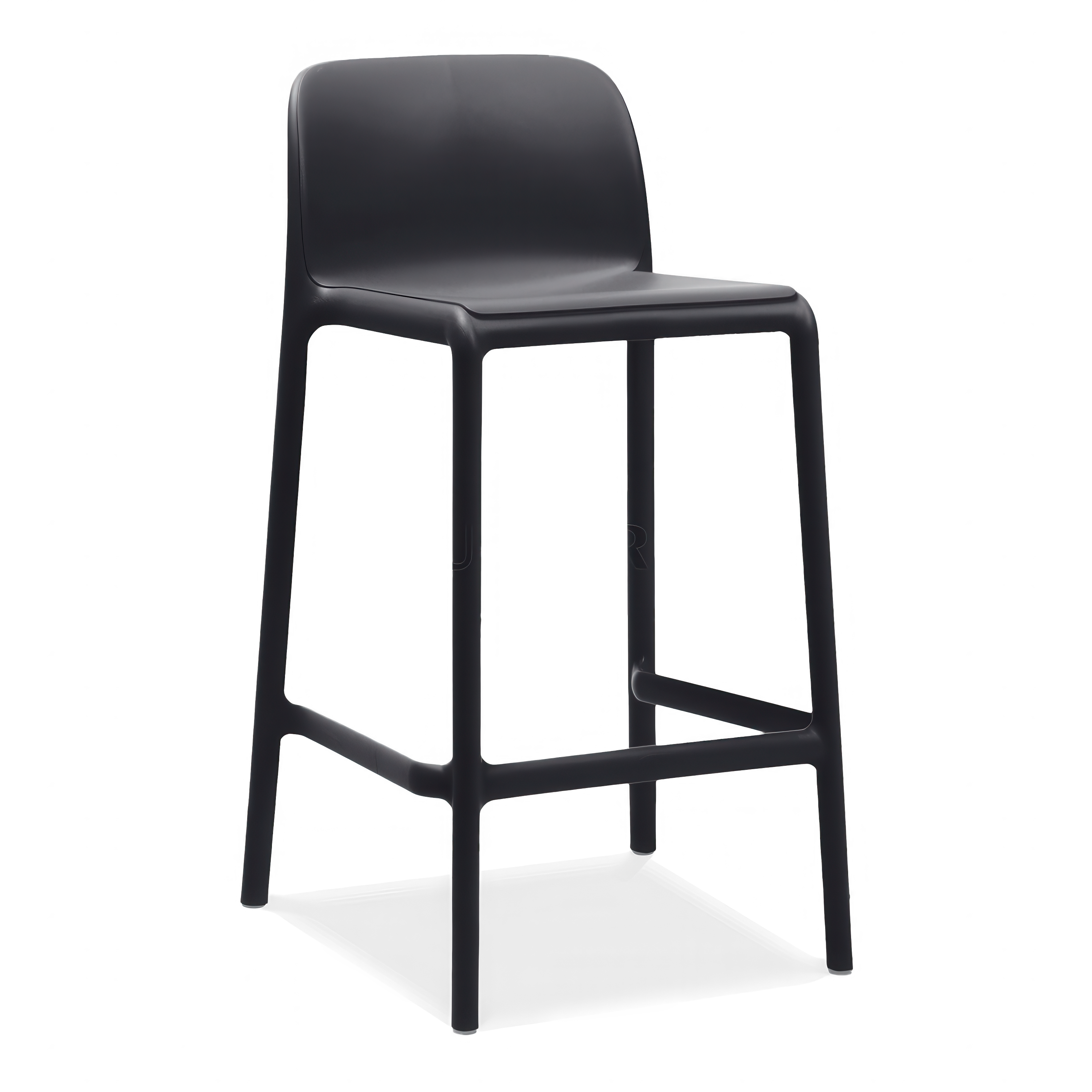 czarny mini hoker stołek barowy