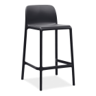 czarny mini hoker stołek barowy