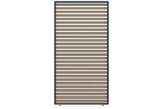 panel żaluzjowy w kolorze woodgrain o szerokości 1.3 metra
