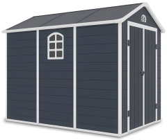 Domek ogrodowy Vermont 190x280cm Cold Grey - Hardmaister