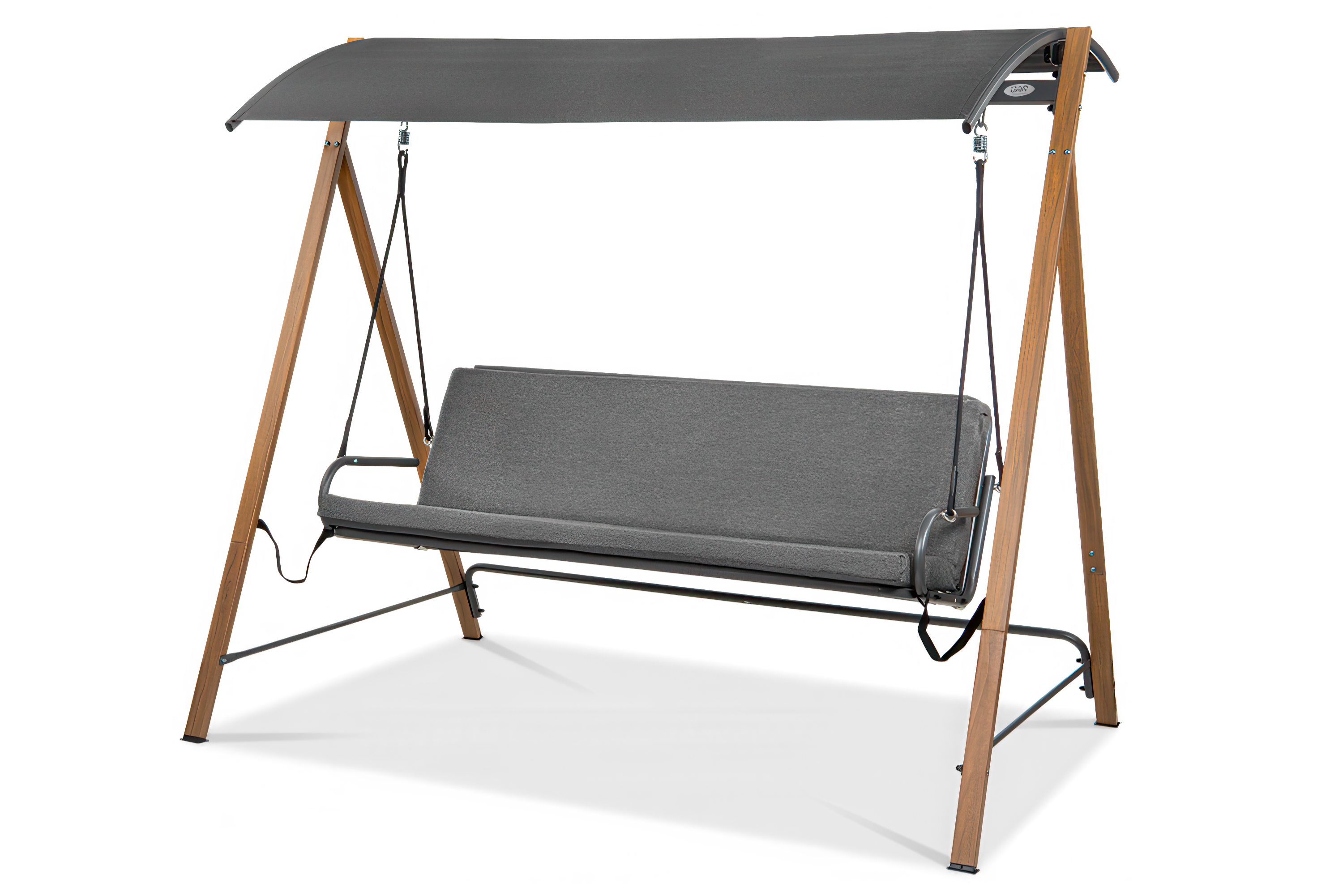 Huśtawka COMO Dark Grey - Focus Garden na białym tle