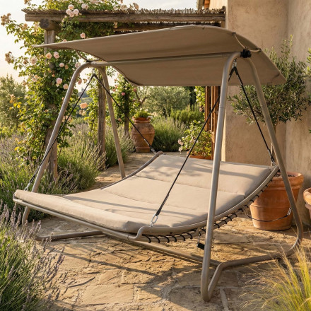Huśtawka ogrodowa BARI Taupe - Bjørkka