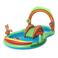 Dmuchane centrum zabaw Friendly Woods 2,95 x 1,99 x 1,30 m - BESTWAY 53093