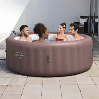 Jacuzzi dmuchane LAY-Z-SPA® HAWAII SMART AIRJET™ dla 4-6 osób Terracotta Round - BESTWAY 6001G