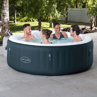 Jacuzzi dmuchane LAY-Z-SPA® MIAMI AIRJET™ dla 4-6 osób Dark Green Round - BESTWAY 6001D