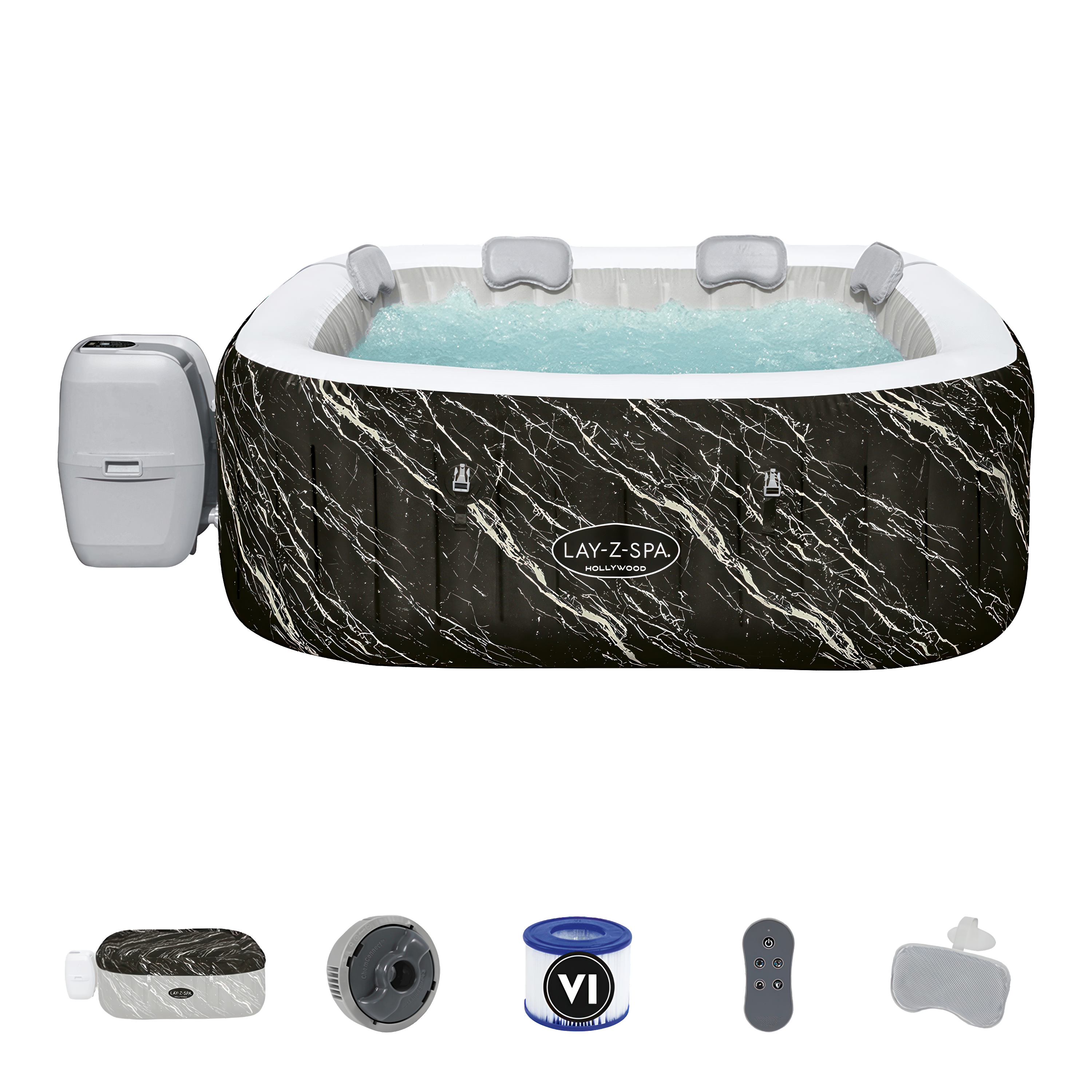 Jacuzzi dmuchane HOLLYWOOD LUXE AIRJET 6-osobowe - Bestway