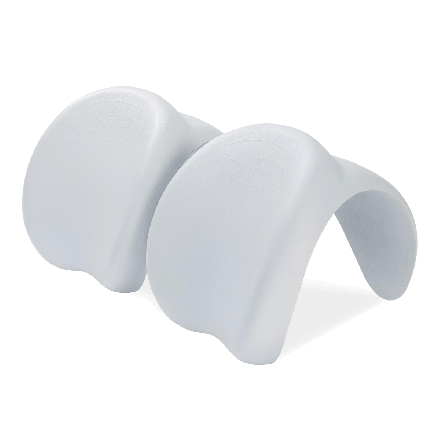 Biała poduszka zagłówek do jacuzzi