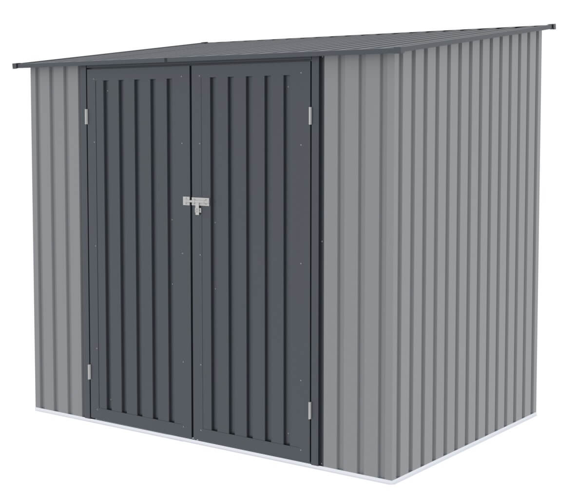 Domek narzędziowy, metalowy KENT 222x149cm Light Grey HARDMAISTER