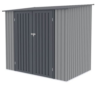 Domek narzędziowy, metalowy KENT 222x149cm Light Grey HARDMAISTER