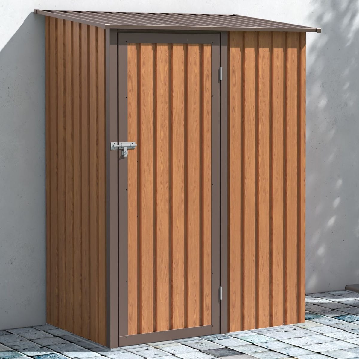Domek narzędziowy w ogr&oacute;dku Kent 143x89 Oak/Brown Hardmaister