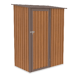 Schowek narzędziowy do ogr&oacute;dka Kent 143x89 Oak/Brown Hardmaister