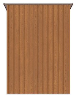Tył domku narzędziowego do ogr&oacute;dka Kent 143x89 Oak/Brown Hardmaister