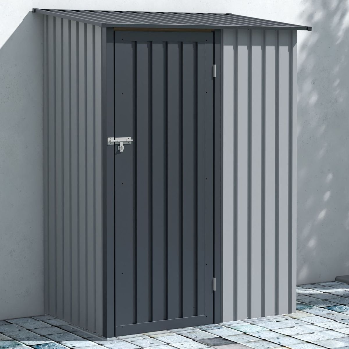 Domek narzędziowy w ogr&oacute;dku Kent 143x89 Light Grey Hardmaister