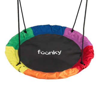 Huśtawka dla dzieci śr. 110cm, Multicolor - Fuunky