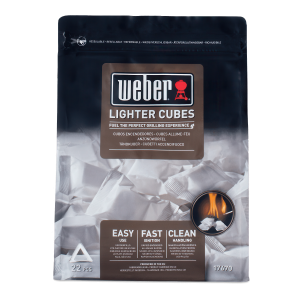 rozpałka w kostkach w czarnym worku