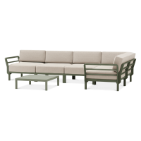 Zestaw mebli do ogrodu MAXIMO 5 Cactus-Perla NARDI