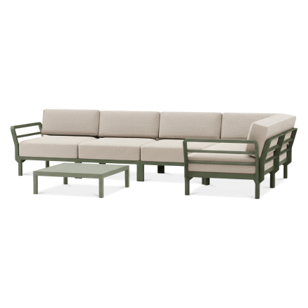 Zestaw mebli do ogrodu MAXIMO 5 Cactus-Perla NARDI