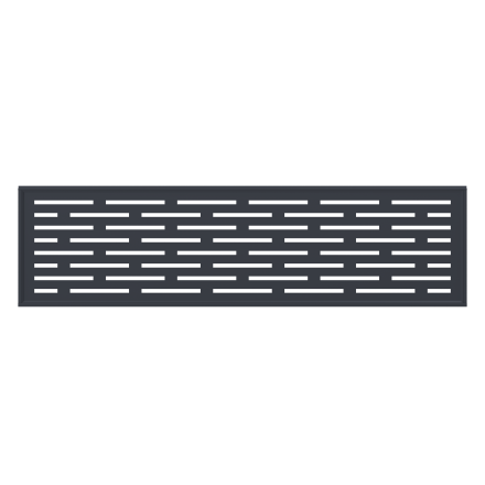 Kratka dekoracyjna do przęseł ogrodowych URBAN/CITY - Gutroof