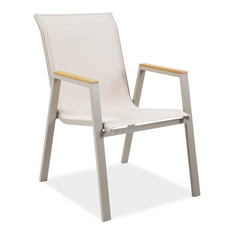 Krzesło balkonowe MALAWI Taupe - Bjørkka