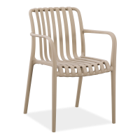 Krzesło do ogrodu RONA Beige - Bjørkka