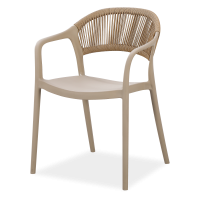 Krzesło do ogrodu TESSA Beige - Bjørkka