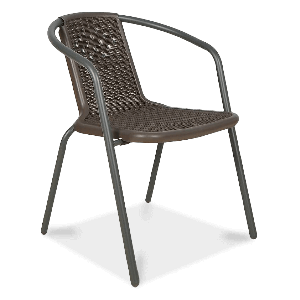 Krzesło ogrodowe Simple Brown Focus Garden bez tła PNG