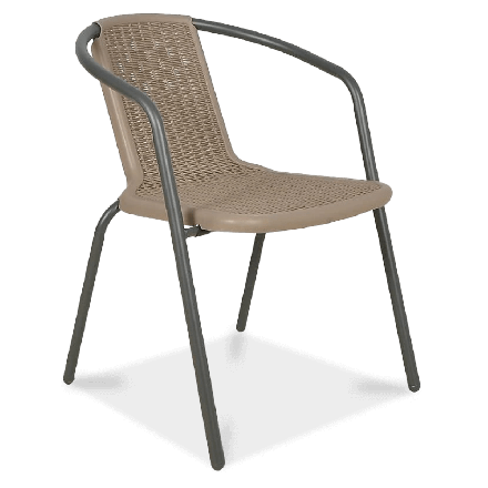 Krzesło ogrodowe SIMPLE Cappuccino