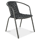 Krzesło ogrodowe Simple Graphite Focus Garden bez tła PNG