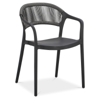 Krzesło ogrodowe TESSA Black - Bjørkka