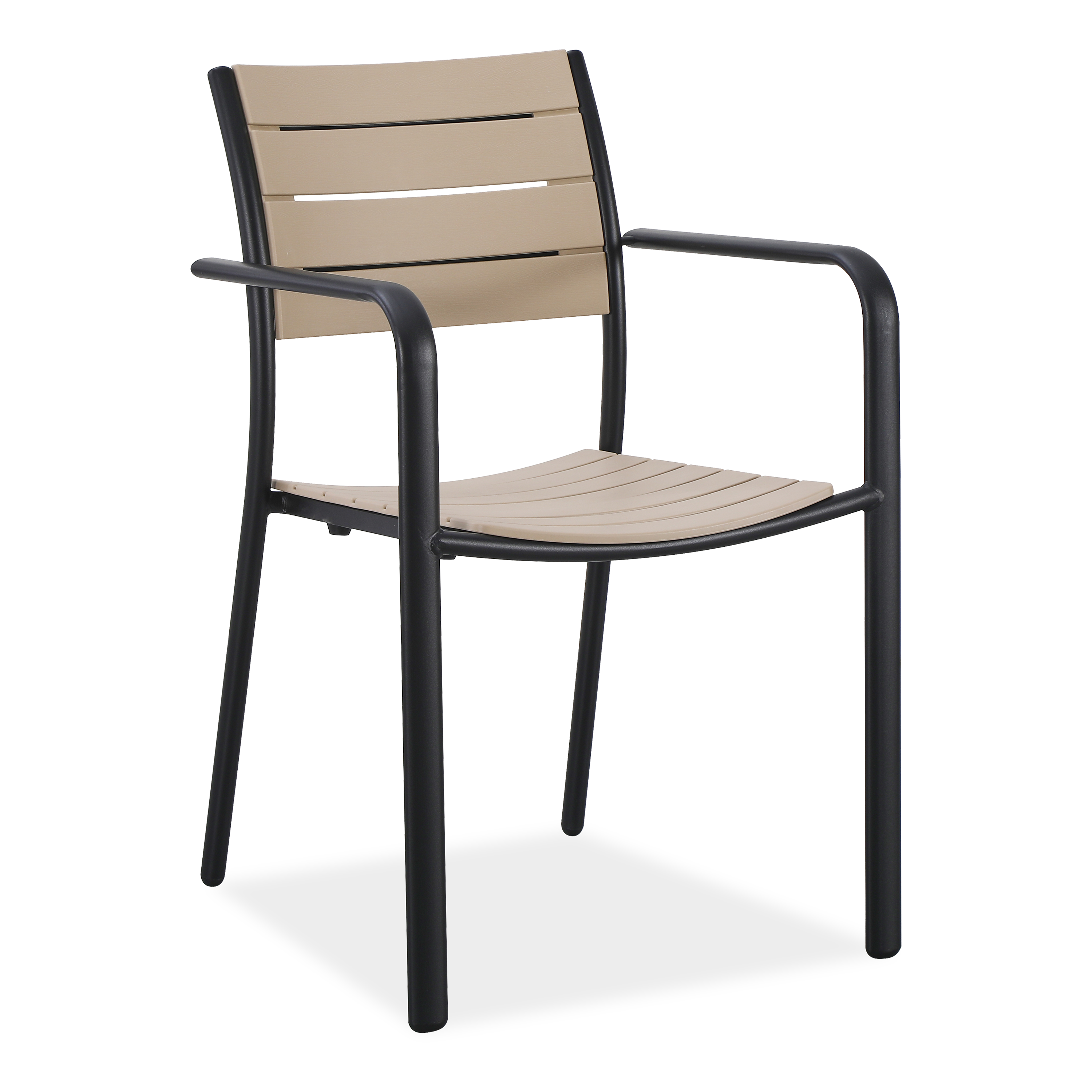 Krzesło tarasowe MILO Black Beige - Bjørkka