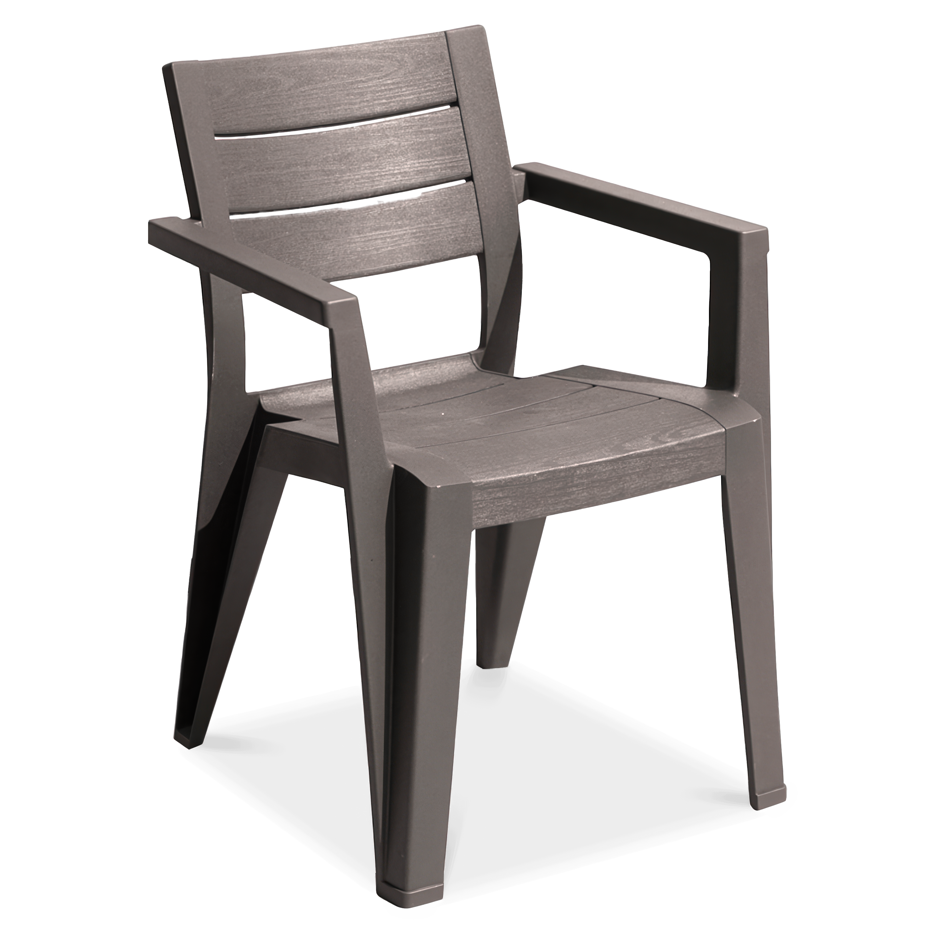 Wygodne krzesło z polipropylenu JULIE w kolorze cappuccino