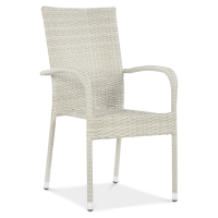 Krzesło z technorattanu FIESTA White