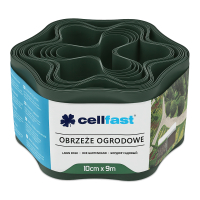Obrzeże ogrodowe 10cm x 9,0m Ciemnozielone Cellfast