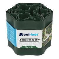 Obrzeże ogrodowe 15cm x 9,0m Ciemnozielone Cellfast