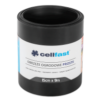 Obrzeże ogrodowe proste 15cm x 9,0m Czarne Cellfast