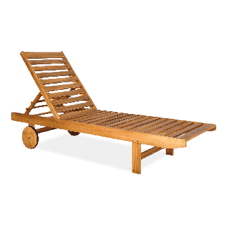 Leżak drewniany BAHAMAS z drewna akacjowego