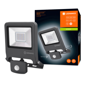 naświetlacz LED z czujnikiem z opakowaniem