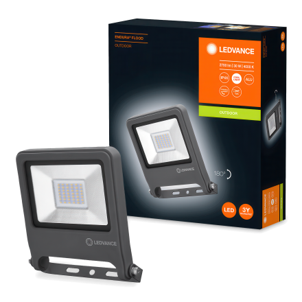 Naświetlacz LED w kolorze czarnym