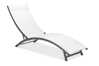 Leżak ogrodowy, aluminiowy STAR Pearl - Focus Garden