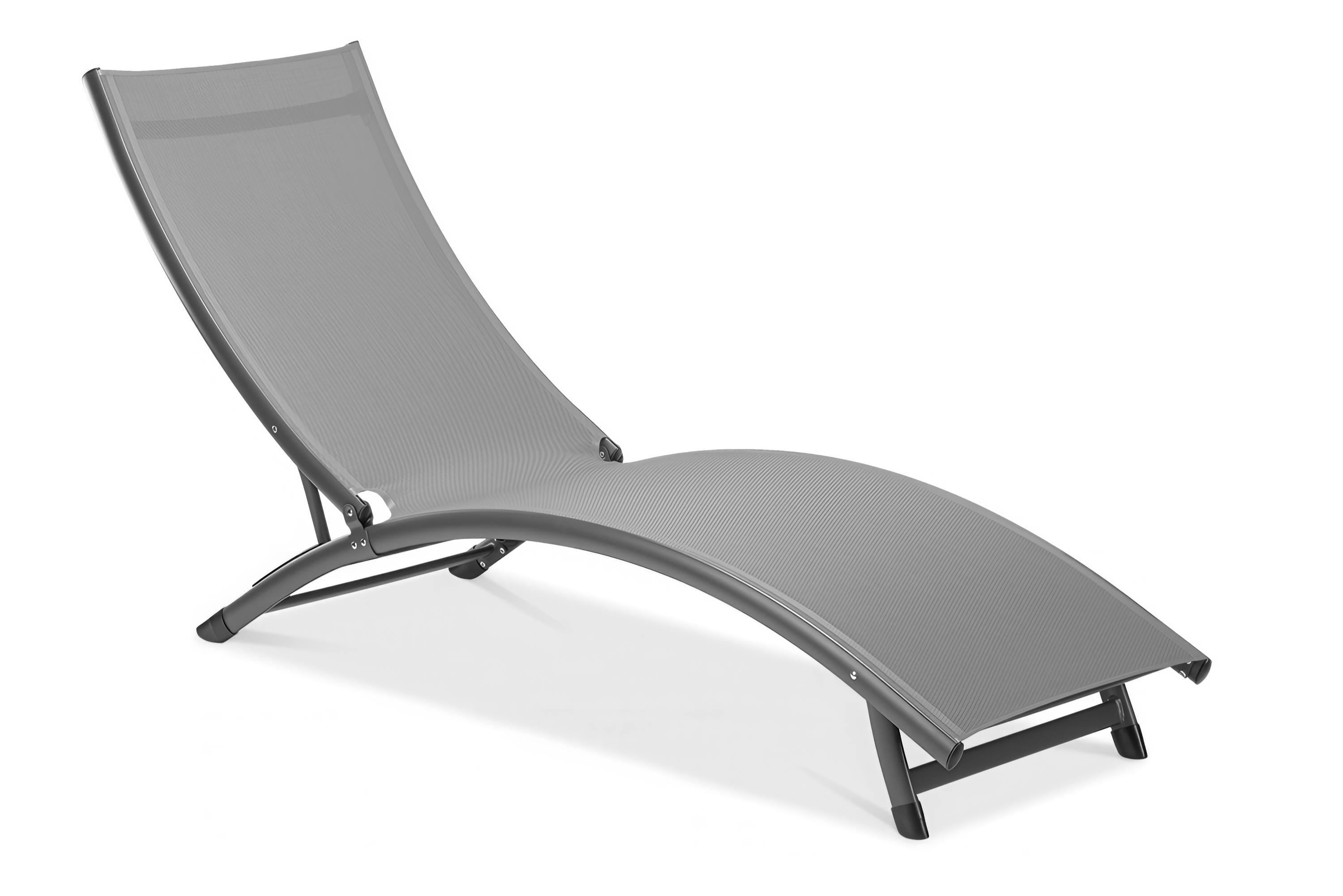 Leżak plażowy Star Dark Grey Focus Garden bez tła PNG