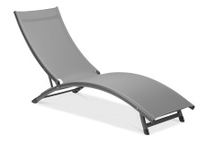 Leżak plażowy Star Dark Grey Focus Garden bez tła PNG