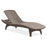 Leżak ogrodowy PACIFIC brązowy