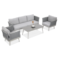 Komplet ogrodowy MARINEL Light Grey