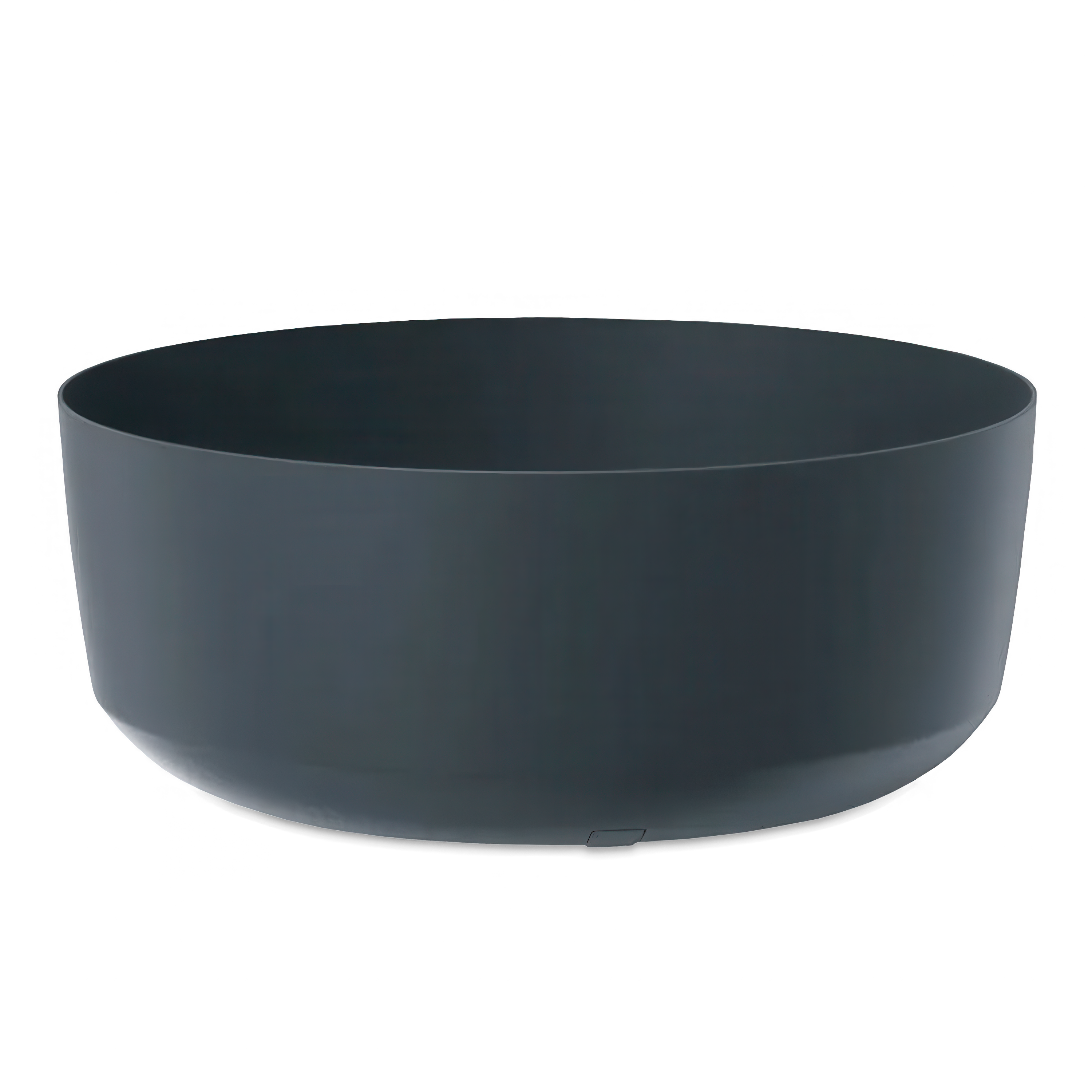 doniczka niska w kolorze antracytowym matowym