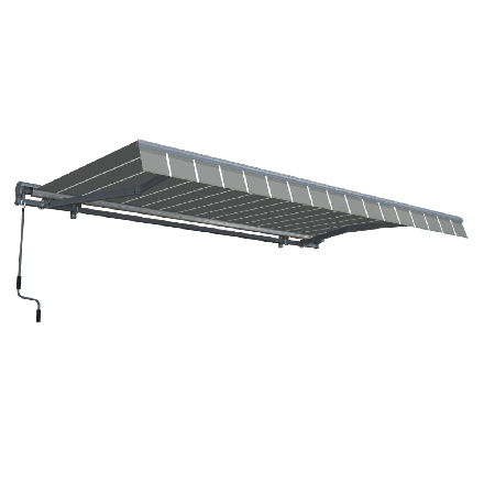 Markiza tarasowa PREMIUM 400x300 Grey/White - Gutroof