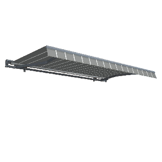 Markiza automatyczna PREMIUM AUTOMATIC 450x300 Grey/White - Gutroof