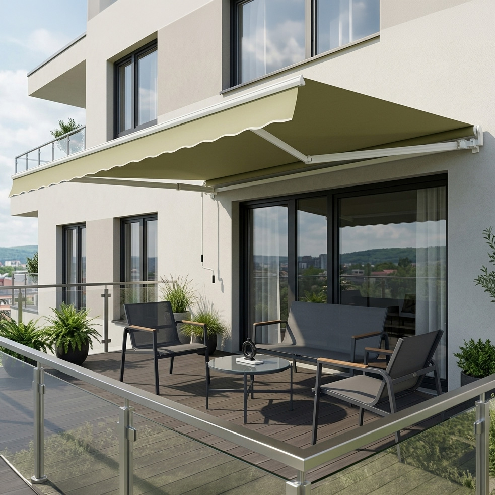 Markiza na taras CLASSIC 400x300 Beige - Gutroof